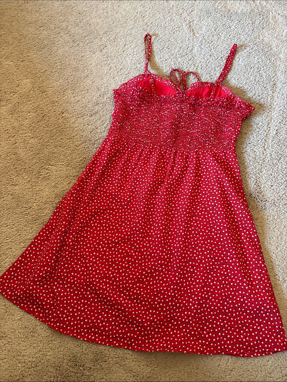 Princess Polly, Love Birds Mini Dress Red, size 8 - Picture 7 of 8